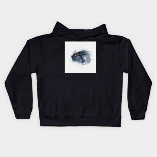 Blue Thunder Salmon Fly No.13 Kids Hoodie